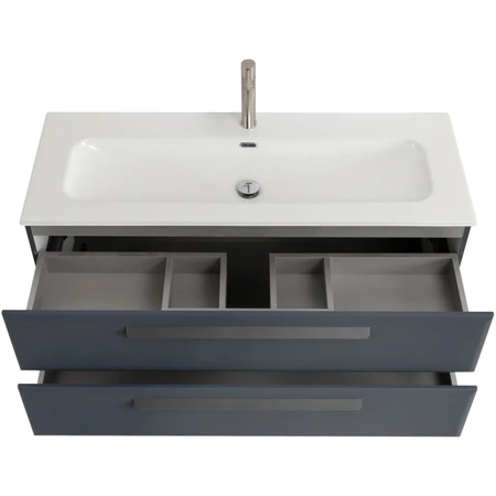 Тумба под раковину Cezares ECO-CER-N-1200-2C-SO-GR-P Grafito без ручек