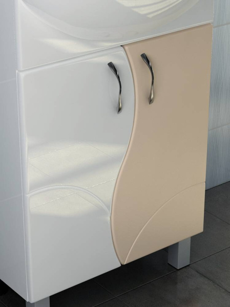 Тумба под раковину напольная VIGO Alessandro 55 tn.ALE.UYU.55.2D беж