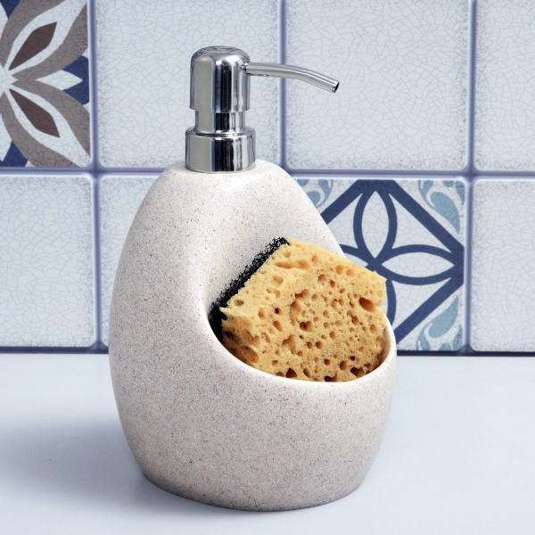 Дозатор с емкостью для губки WasserKRAFT K-8099