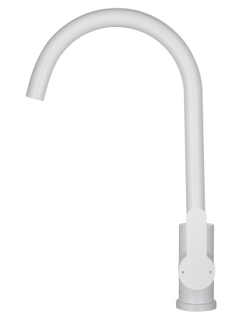 Смеситель для кухни WONZON & WOGHAND, белый матовый WW-AE4554-MW