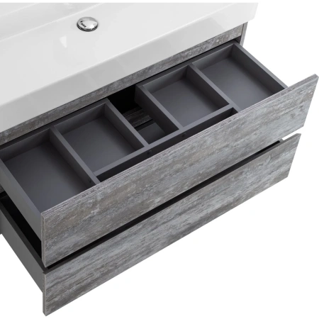 Тумба под раковину Cezares MOLVENO 46-100-2C-SO-LG Legno Grigio