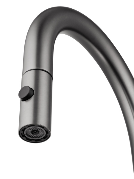 Смеситель для кухни с выдвижным изливом WONZON & WOGHAND, темный графит WW-A21252-BGG Смеситель для кухни с выдвижным изливом WONZON & WOGHAND, темный графит WW-A21252-BGG