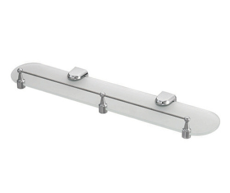 Полка стеклянная с бортиком WasserKRAFT Berkel K-6844