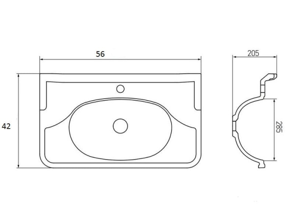 Раковина Cezares Bellagio CT06000101