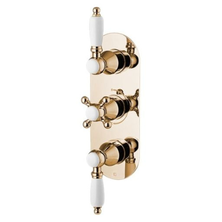 Термостат для душа Gattoni Termostatici TS994/12DOoro