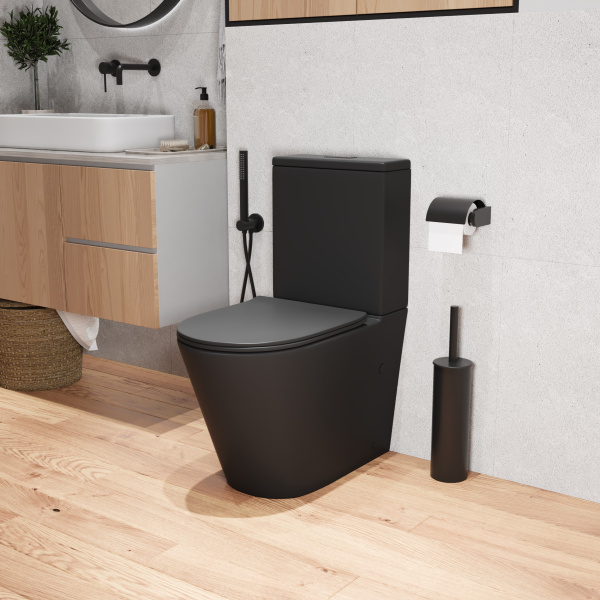 Унитаз напольный безободковый Grossman  GR-4458BMS с сиденьем микролифт