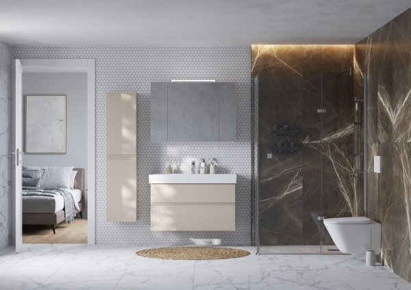 Тумба под раковину Roca Oleta 100 капучино матовый A857641515