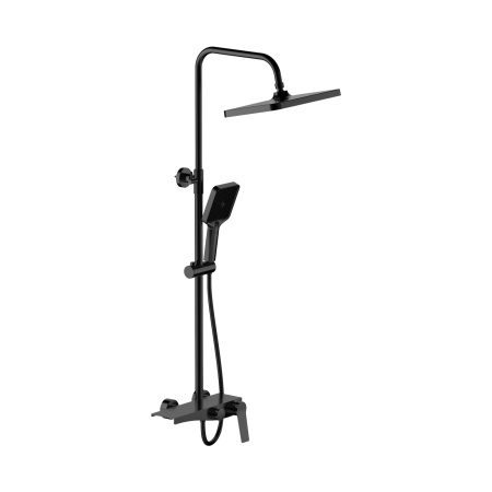 Душевая система с изливом Belz B24572-7, черный