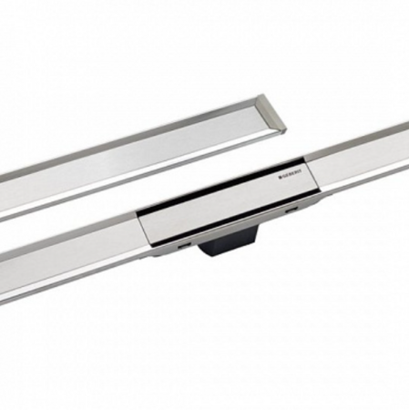 Облицовка Geberit для дренажного канала CleanLine80 черный хром 244.533.QC.1