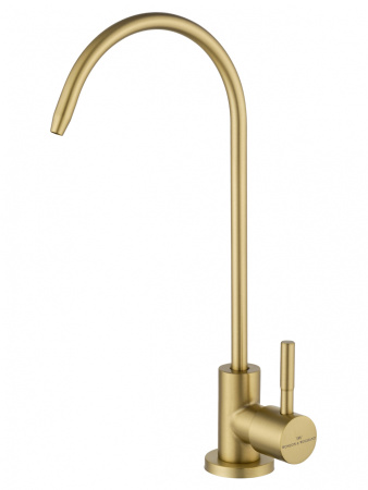 Кран для фильтра WONZON & WOGHAND, брашированное золото WW-AE4587-BG