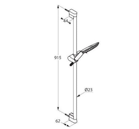 Душевой гарнитур Kludi Fizz 6774005-00