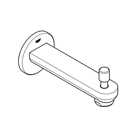 Излив для ванны Grohe Eurosmart Cosmopolitan 13262 000 (13262000) хром