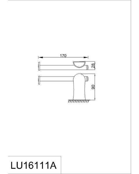 Бумагодержатель Rush Luson LU16111А