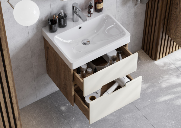 Тумба с раковиной Aquaton Оливия 55 1A2542K0OLVG0