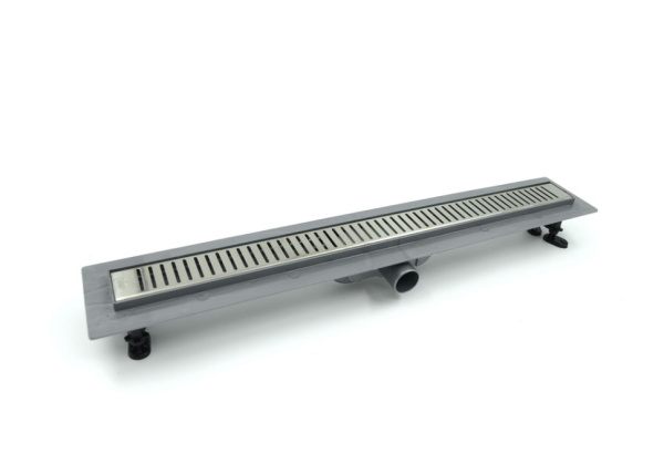 Душевой лоток Timo 90см с решеткой STRIP из нержавеющей стали Smart SM-SG90-LS40(DRY)