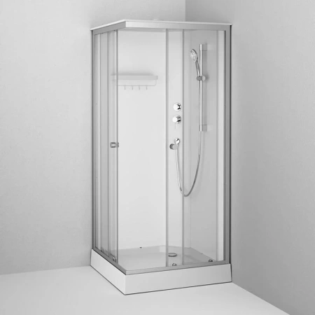Душевая кабина (90х90) Am.Pm X-Joy Square W94C-403-090MT хром матовый
