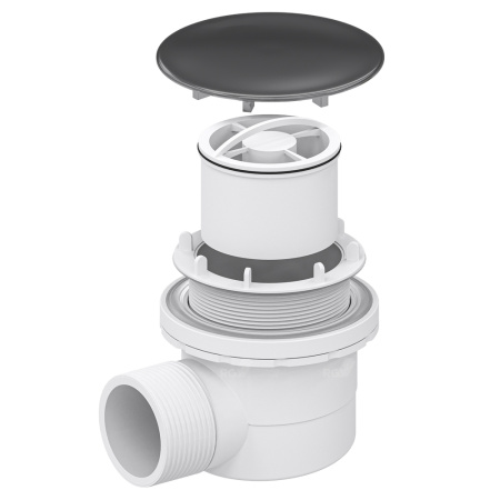 Сифон для душевых поддонов RGW Velplex QYD-06 18241106-02 серый