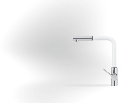 Смеситель для кухни с выдвижным изливом Kludi L-ine S 408519375