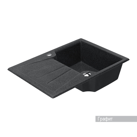Кухонная мойка Aquaton Монца 1A716032MC210 графит