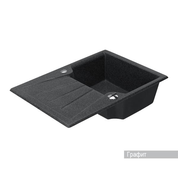 Кухонная мойка Aquaton Монца 1A716032MC210 графит