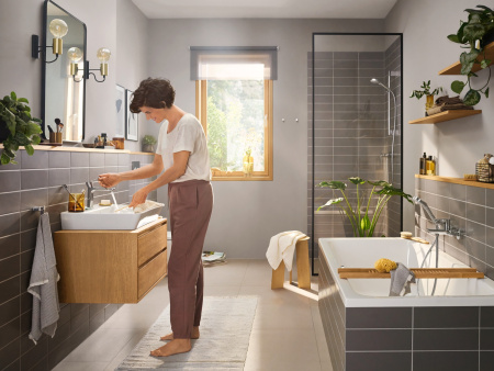 Смеситель для душа однорычажный Hansgrohe Rebris E 72650000 хром
