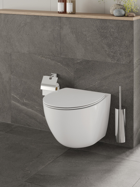 Комплект унитаза с инсталляцией безободковый Orange CI07-150W+APB288 кнопка смыва белый