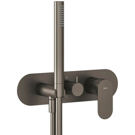 Смеситель для душа Ravak Eleganta EL 065.20GB.O2+S X070337 графит