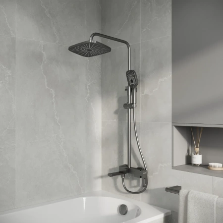 Душевая система Grossman Pragma 500.K35.03.420 графит сатиновый