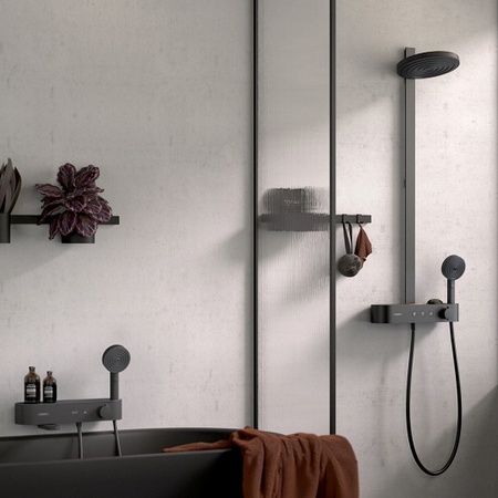  Термостат для ванны Hansgrohe ShowerTablet Select 24340670, черный матовый