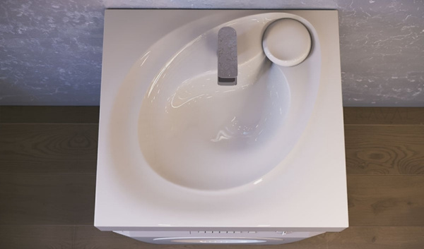 Раковина над стиральной машиной RAVAL Perla 60х55 Белая (Per.08.60/W)