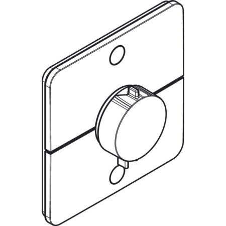 Термостат для душа на 2 потребителя Hansgrohe ShowerSelect Comfort Q 15583000 хром 