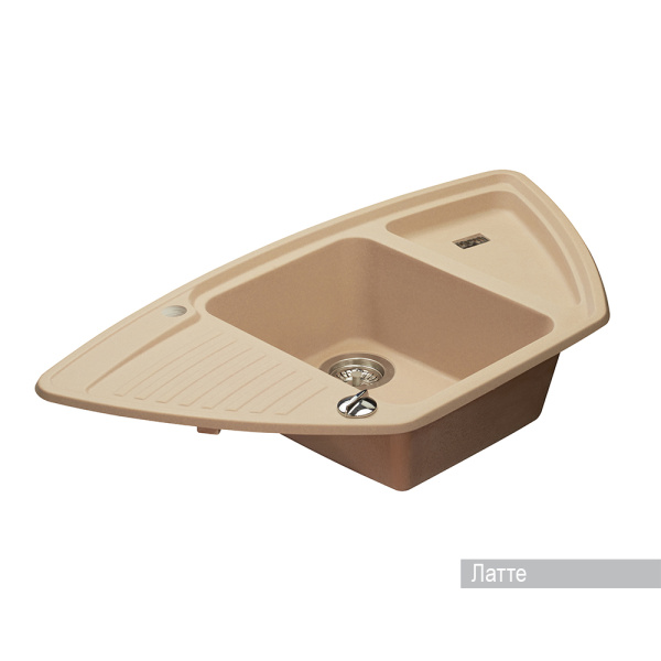 Кухонная мойка Aquaton Лория 1A715032LR260 латте