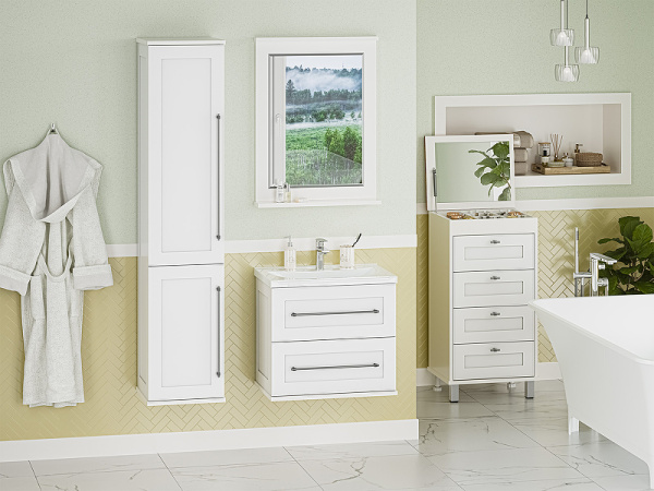 Комод Misty Марта 50 с зеркалом П-Мрт12050-014Я