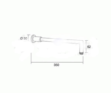 Держатель верхнего душа Margaroli AC211OB