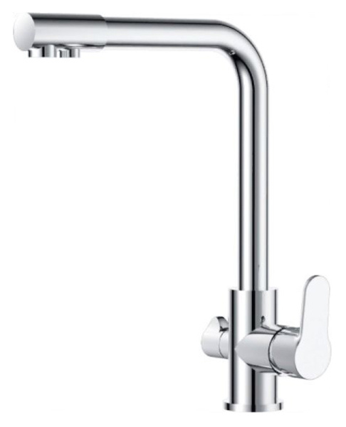 Смеситель для кухни D&K Rhein.Marx (DA1391601) с подключением к фильтру хром