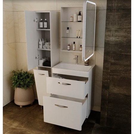 Тумба под раковину напольная Style Line Каре СС-00002265 белый