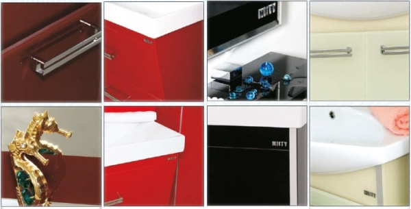 Тумба Misty Джулия QVATRO 90 подвесная  + раковина (сиреневая)