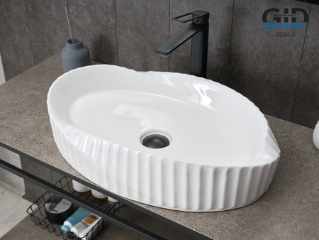 Раковина накладная (60х38,5) Gid 888s