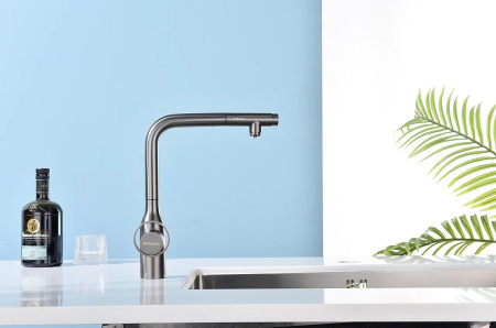Смеситель для кухни с подключением к фильтру  Paulmark Urban Ur213104-NI