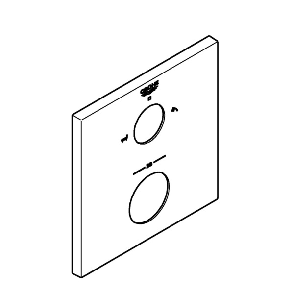 Розетка Grohe Grohtherm Cube 49103000