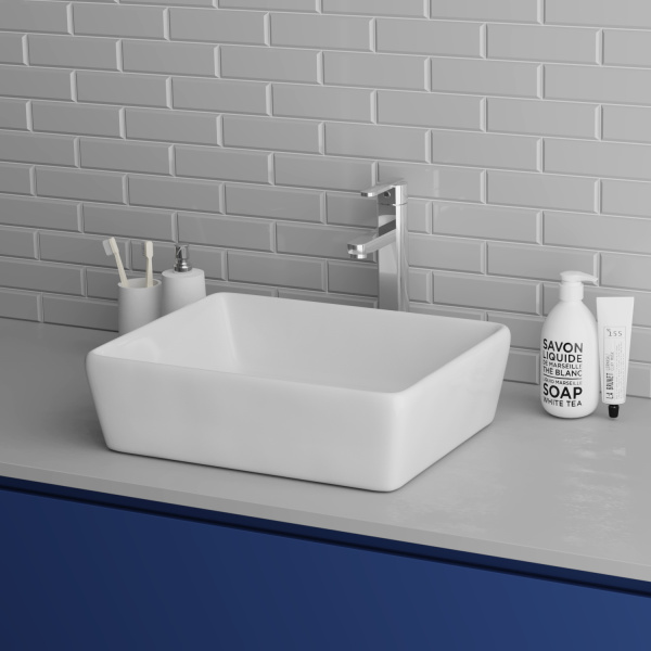 Раковина накладная (48х37) Grossman  GR-3016, белый