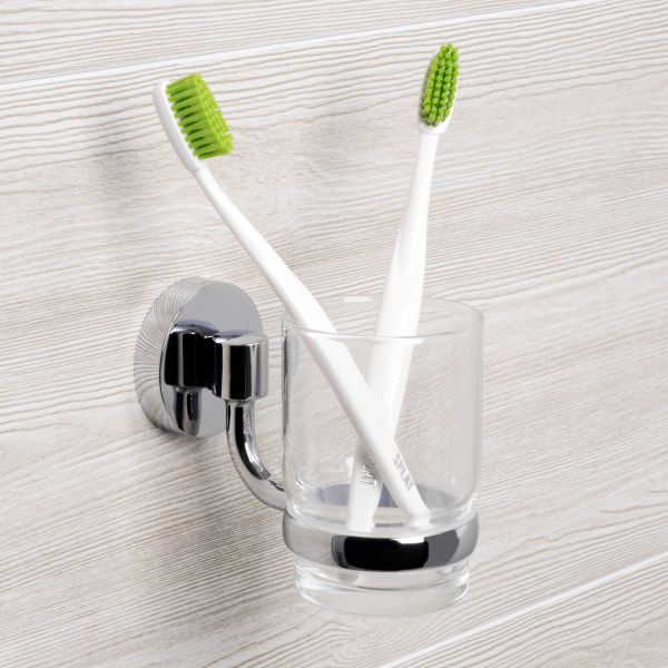 Стакан для зубных щеток одинарный WasserKRAFT Rhein K-6228