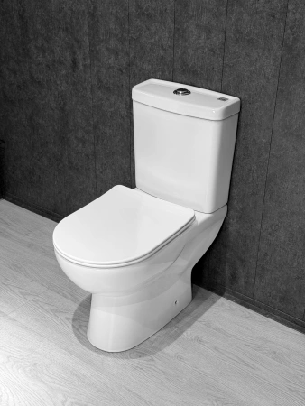 Напольный унитаз с бачком безободковый Gid Concavo Tn2121 белый