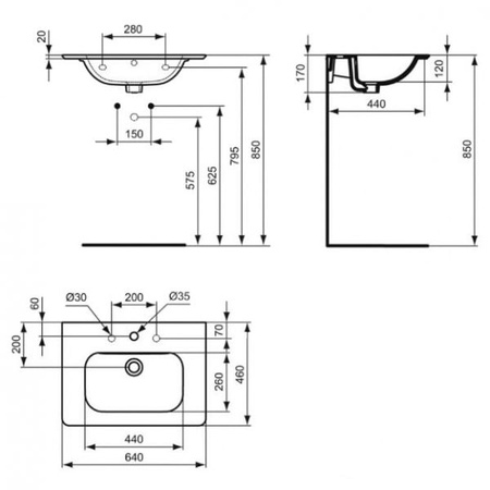 Раковина Ideal Standard Active T054701