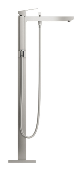 Смеситель для ванны однорычажный Grohe Eurocube 23672 DC1 (23672DC1) суперсталь