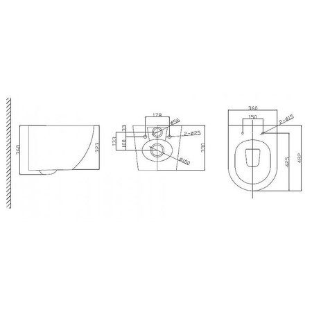 Комплект унитаза с инсталляцией BelBagno BB3105CHR/SC/BB002-80/BB014-SR-BIANCO