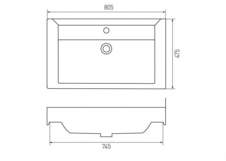 Раковина Акватон Тигода 1WH302084