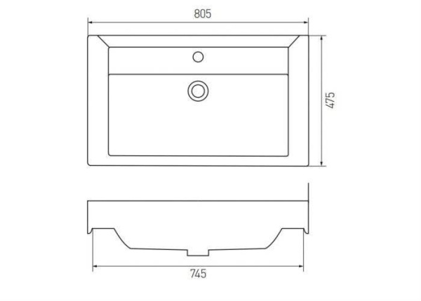 Раковина Акватон Тигода 1WH302084