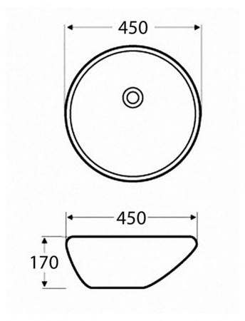 Раковина накладная BelBagno BB3006