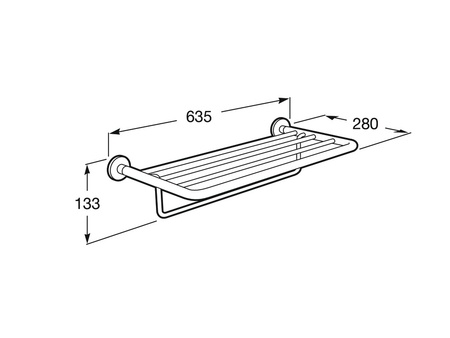 Полотенцедержатель Roca Hotels 816379001